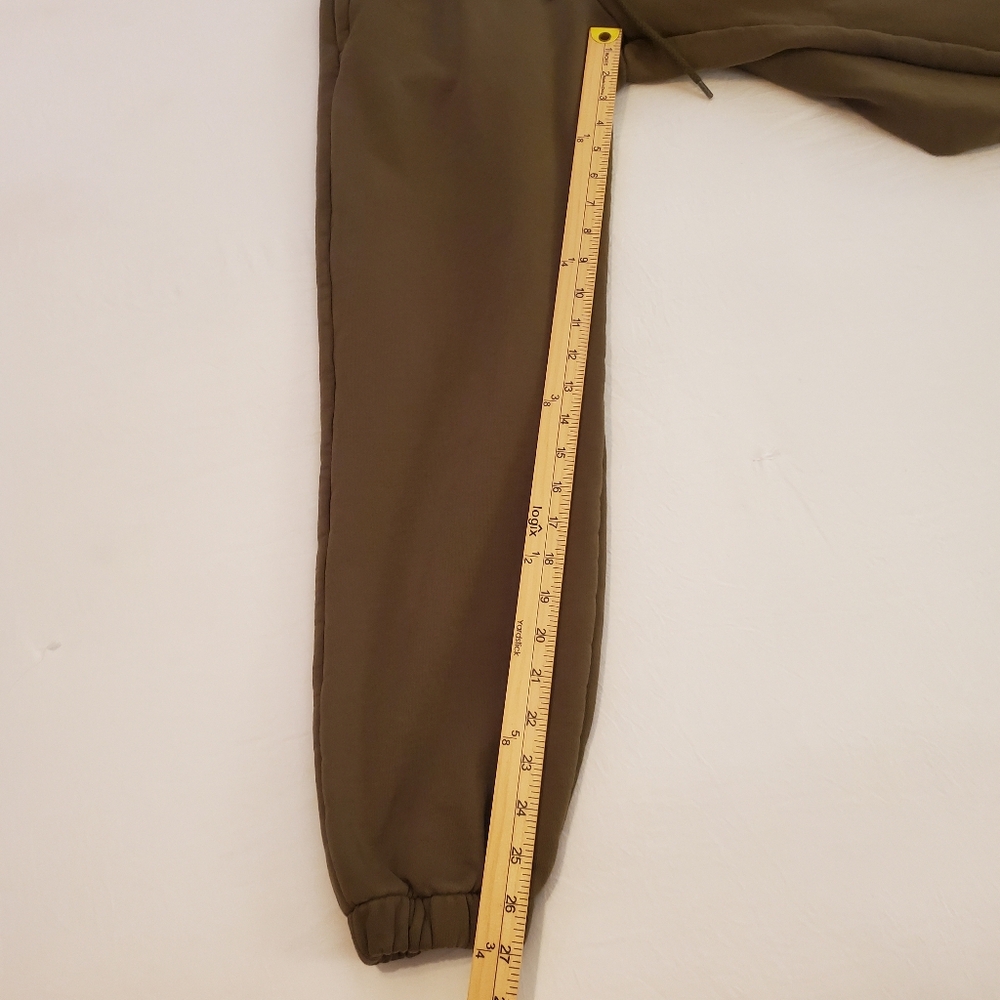 WARDROBE.NYC Military Green Drawstring Track Pant Jogger Sweatpant Loungewear XS - Picture 7 of 11